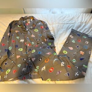 NFL from Pottery Barn Big Boys Football Team Cotton Pajamas